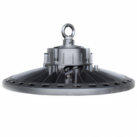 500 Watt UFO LED High Bay Light - 80,000 Max Lumens With Selectable Output - Color Selectable 30K/40K/50K - 120-277V - Black Finish