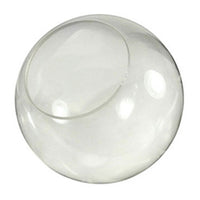 18 Inch Plastic Globe Neckless Opening Clear Acrylic