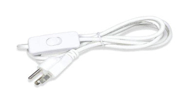 36 Inch Power Cord with On/Off Switch for T8 Integrated Light - 1 Pack