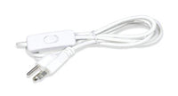 36 Inch Power Cord with On/Off Switch for T8 Integrated Light - 1 Pack