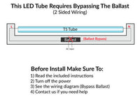 LED F8T5/D Daylight Bulb - Bypass Ballast - 4 Watt, 400 Lumens, 6500K Daylight Deluxe - G5 Mini BiPin
