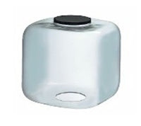 15 Inch Square Cube Diffuser Clear