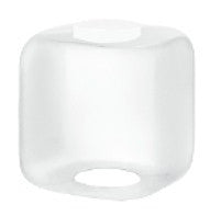 12 Inch Square Cube Diffuser White