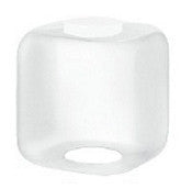 15 Inch Square Cube Diffuser White