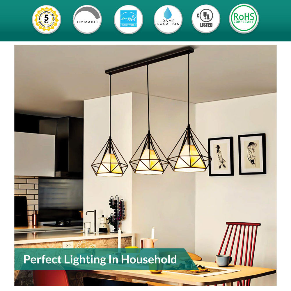 LED 6 Watt Dimmable (40W Replacement) A19 Light Bulb, 4000K - 120 Volt