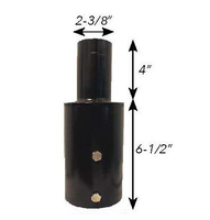 Tenon Adaptor 4 Inch Round Pole, Bronze