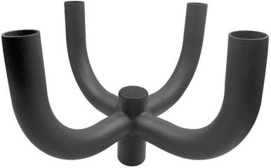 Small 4 Light Bullhorn, 4 Way Quad at 90 degrees, 2 Feet Wide, slips on 2-3/8 tenon