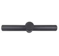 180 Degree Pole Top Spoke Bracket for 2 Light Fixtures, 2 Way at 180 degrees, 2 Foot Wide, slips on 2-3/8 tenon