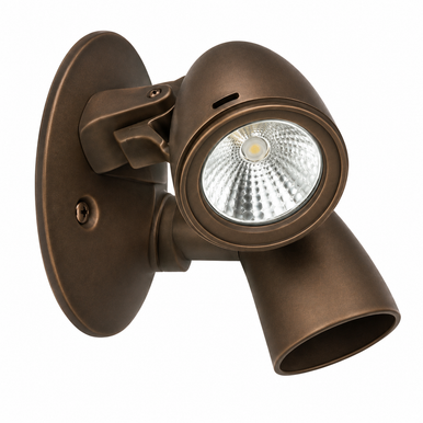 Dual-Lite OCRDZ0603L 6V, 3W LED Decorative Outdoor Remote Lighting Head, Wet Location, Double Heads, Dark Bronze Finish