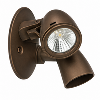 Dual-Lite OCRDZ0603L 6V, 3W LED Decorative Outdoor Remote Lighting Head, Wet Location, Double Heads, Dark Bronze Finish