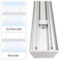 LED Squared Pendant Office Light - 40 Watt - 4700 Lumens - 4000K Cool White - 120-277V - With Suspension Hanging Kit