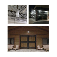 LED Universal Mount Vapor Tight - 20 Watt - 1785 Lumens - 3000K Soft White - 120-277V - Gray Finish - Ceiling, Wall or Conduit Mount