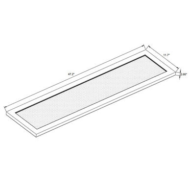 LED Suspended Panel Lights - Modern Hanging Light Fixture - Color Temperature Selectable