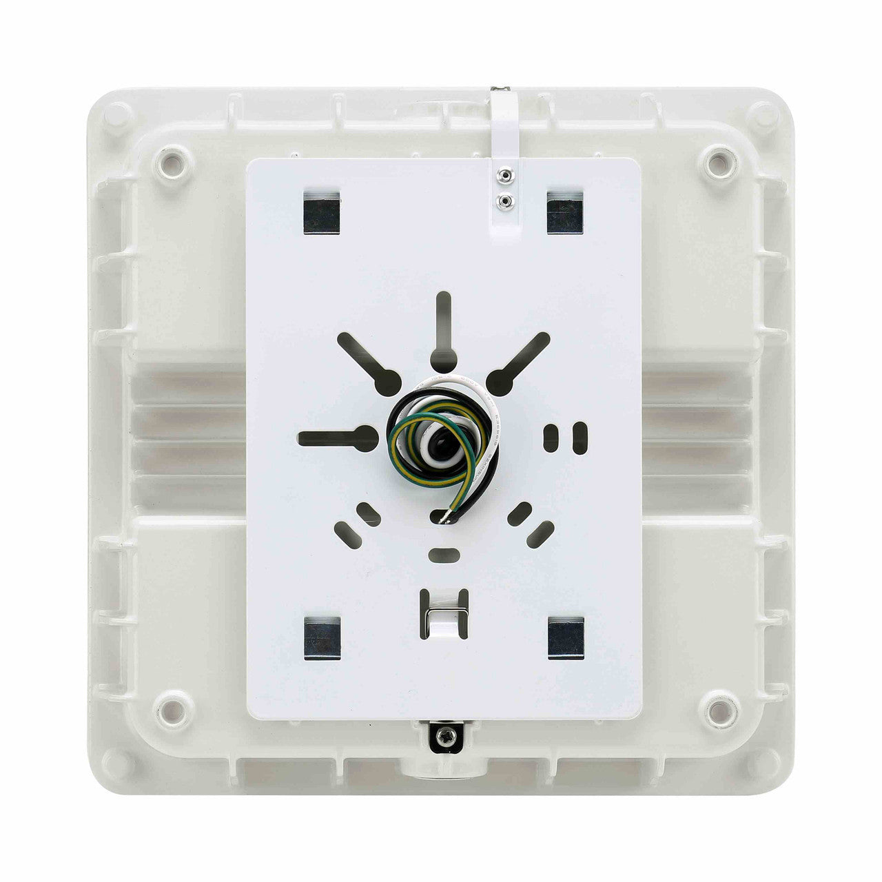 Square LED Canopy Light - 40 Watt - Ceiling or Conduit Mount - 5400 Lumens - 5000K Daylight - 120-277V- White