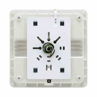 Square LED Canopy Light - 40 Watt - Ceiling or Conduit Mount - 5400 Lumens - 5000K Daylight - 120-277V- White