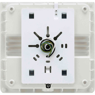 60 Watt LED Square Garage Canopy Light - Ceiling or Conduit Mount - 8000 Lumens - 5000K Daylight - 120-277V- White
