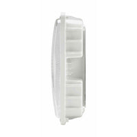 Square LED Canopy Light - 40 Watt - Ceiling or Conduit Mount - 5400 Lumens - 5000K Daylight - 120-277V- White