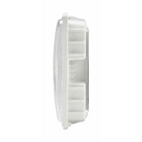 Square LED Canopy Light - 40 Watt - Ceiling or Conduit Mount - 5400 Lumens - 5000K Daylight - 120-277V- White