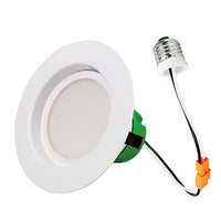 4 Inch Recessed Can Retrofit - 12 Watt - 650 Lumens - 2700K Warm White - 120V - Recessed Can Required - Dimmable