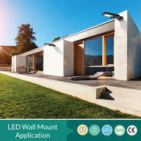 LED Solar Dusk to Dawn Light - 15 Watt - 1600 Lumens - 6000K Daylight - Wall or Post Mount - with PIR Motion Sensor