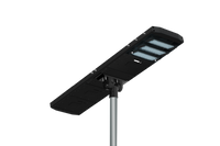 LED Solar Street Light - 120 Watt - 18000 Lumens - 6000K Daylight - Post Mount - with Programmable Motion Sensor - Black Finish