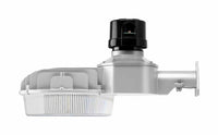 45 Watt LED Dusk To Dawn Light With Photocell - 6200 Lumens - 5000K Daylight - 120-277V - Silver Finish - Includes Arm/Wall Mount