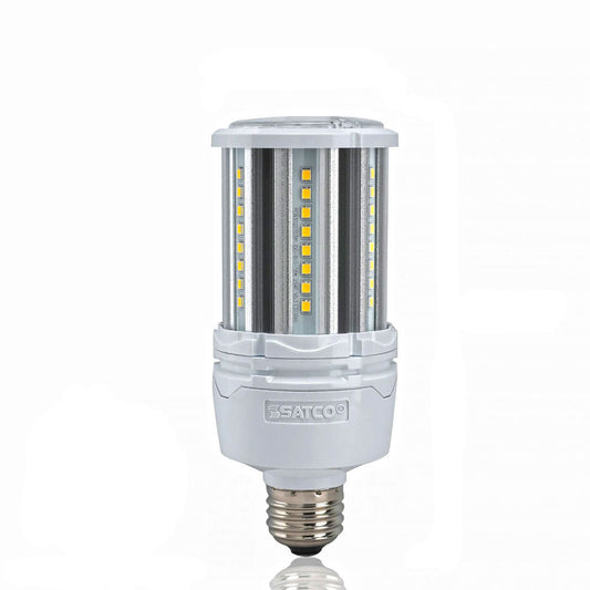 18 Watt LED Corn Bulb - Metal Halide Retrofit -2300 Lumens - 2700K Warm White - 120-277V - E26 Medium Base - Ballast Bypass