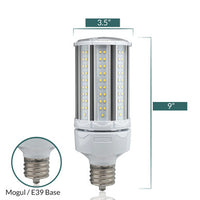 54 Watt LED Corn Bulb - Metal Halide Retrofit -7400 Lumens - 4000K Cool White - 120-277V - E39 Mogul Base - Ballast Bypass