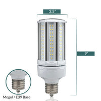 54 Watt LED Corn Bulb - Metal Halide Retrofit -5800 Lumens - 5000K Daylight - 120-277V - E39 Mogul Base - Ballast Bypass