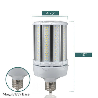 100 Watt LED Corn Bulb - Metal Halide Retrofit -13700 Lumens - 4000K Cool White - 120-277V - E39 Mogul Base - Ballast Bypass