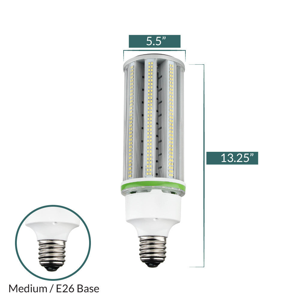 240 Watt LED Corn Bulb - Metal Halide Retrofit -34800 Lumens - 5000K Daylight - 120-277V - E39 Mogul Base - Ballast Bypass