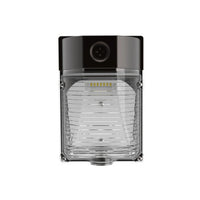 26 Watt LED Mini Wallpack With Photocell - 3500 Lumens - Color Selectable 30K/40K/50K - 120-277V - Bronze Finish