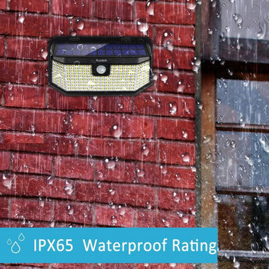 Solar LED Wall Pack Light with Motion Sensor