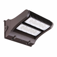 60 Watt LED Rotatable Wallpack - 8100 Lumens - 3000K Soft White - 120-277V - Bronze Finish