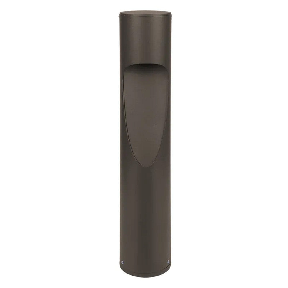 LED Garden Pathway Bollard Light - 15 Watts 1500 Lumens - Color Selectable 30K/40K/50K - 26 Inches Tall - 120-277V - Bronze Finish