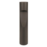 LED Garden Pathway Bollard Light - 15 Watts 1500 Lumens - Color Selectable 30K/40K/50K - 26 Inches Tall - 120-277V - Bronze Finish