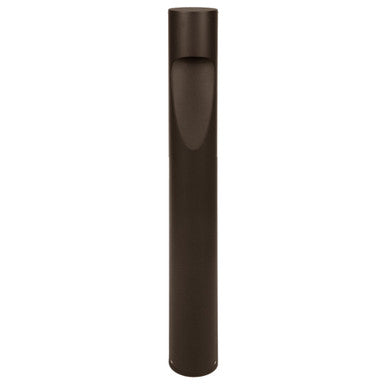 LED Garden Pathway Bollard Light - 15 Watts 1500 Lumens - Color Selectable 30K/40K/50K - 26 Inches Tall - 120-277V - Bronze Finish