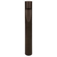 LED Garden Pathway Bollard Light - 15 Watts 1500 Lumens - Color Selectable 30K/40K/50K - 26 Inches Tall - 120-277V - Bronze Finish