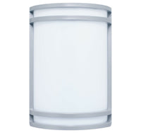 12 Watt LED Decorative Sconce - 1200 Lumens - Color Selectable 27K/30K/35K/40K/50K - 120V - Silver Finish - Dimmable