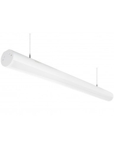 LED Linear-Rounded Office Light - 40 Watt - 4600 Lumens - Color Selectable 35K/40K/50K - 120-277V - With Suspension Hanging Kit