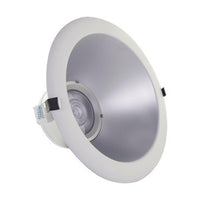 8 Inch LED Commercial Downlight - Selectable 19/26/32 Watt - 1600-2450 Lumens - Color Selectable 27K/30K/35K/40K/50K - 120-277V - New Construction Plate Included - Narrow 40 Degree Beam