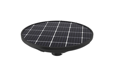 Solar LED Post Top Light w/ Timed Dimming - Dusk To Dawn - 3 Phase Dimming to Preserve Battery - Extremely Bright - Commercial Grade - 40 Watt - 4000 Lumen Output - Warm White/Daylight Color Switchable