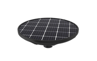Solar LED Post Top Light w/ Timed Dimming - Dusk To Dawn - 3 Phase Dimming to Preserve Battery - Extremely Bright - Commercial Grade - 40 Watt - 4000 Lumen Output - Warm White/Daylight Color Switchable