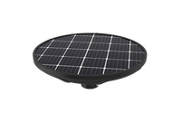 Solar LED Post Top Light w/ Timed Dimming - Dusk To Dawn - 3 Phase Dimming to Preserve Battery - Extremely Bright - Commercial Grade - 40 Watt - 4000 Lumen Output - Warm White/Daylight Color Switchable