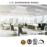 LED Suspended Panel Up/Down Light - 40 Watt - 4200(2100 Up - 2100 Down) Lumens - Color Selectable 35K/40K/50K - 120-277V - With Suspension Hanging Kit