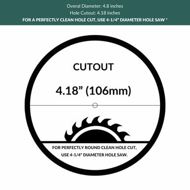 4 Inch Edge Lit Recessed LED Downlight - 10 Watt- 700 Lumens - Color Selectable 27K/30K/35K/40K/50K - 120V - Dimmable - Oil Rubbed Bronze Finish - Recessed Can Not Required