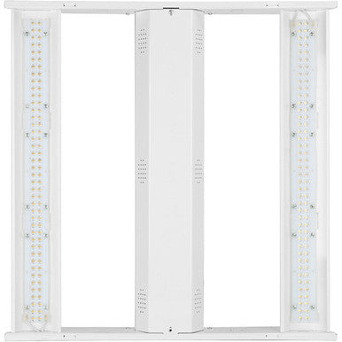 95 Watt Linear LED High Bay Light - 2x2 Foot - 12000 Lumens - 5000K Daylight - 120-277V - Dimmable