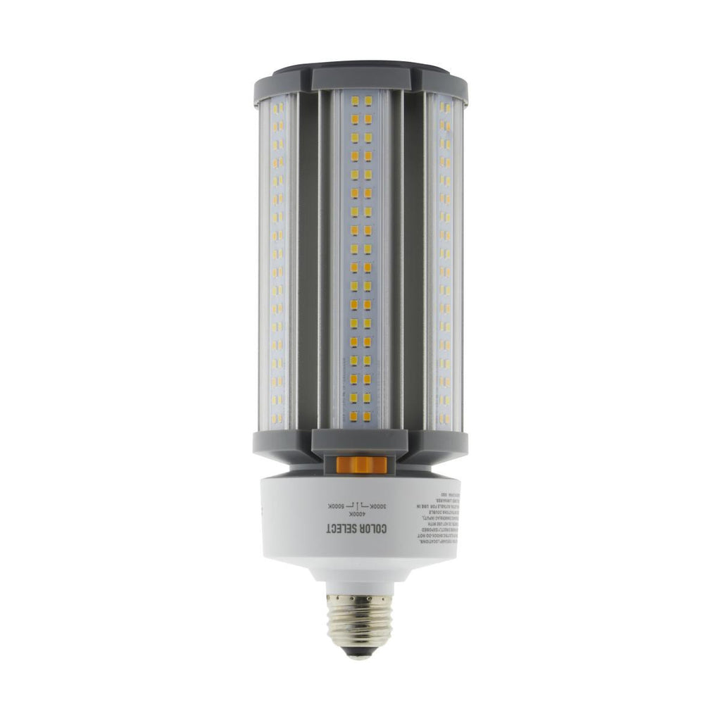 45 Watt LED Corn Bulb - Metal Halide Retrofit -6300 Lumens - Color Selectable 30K/40K/50K - 120-277V - E39 Mogul Base - Ballast Bypass