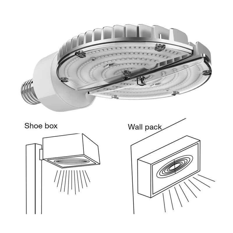 70 Watt LED Adjustable Corn Bulb - Metal Halide Replacement -10500 Lumens - 2700K Warm White - 120-277V - E39 Mogul Base - Ballast Bypass