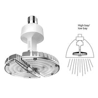 70 Watt LED Adjustable Corn Bulb - Metal Halide Replacement -10500 Lumens - 4000k Cool White - 120-277V - E39 Mogul Base - Ballast Bypass